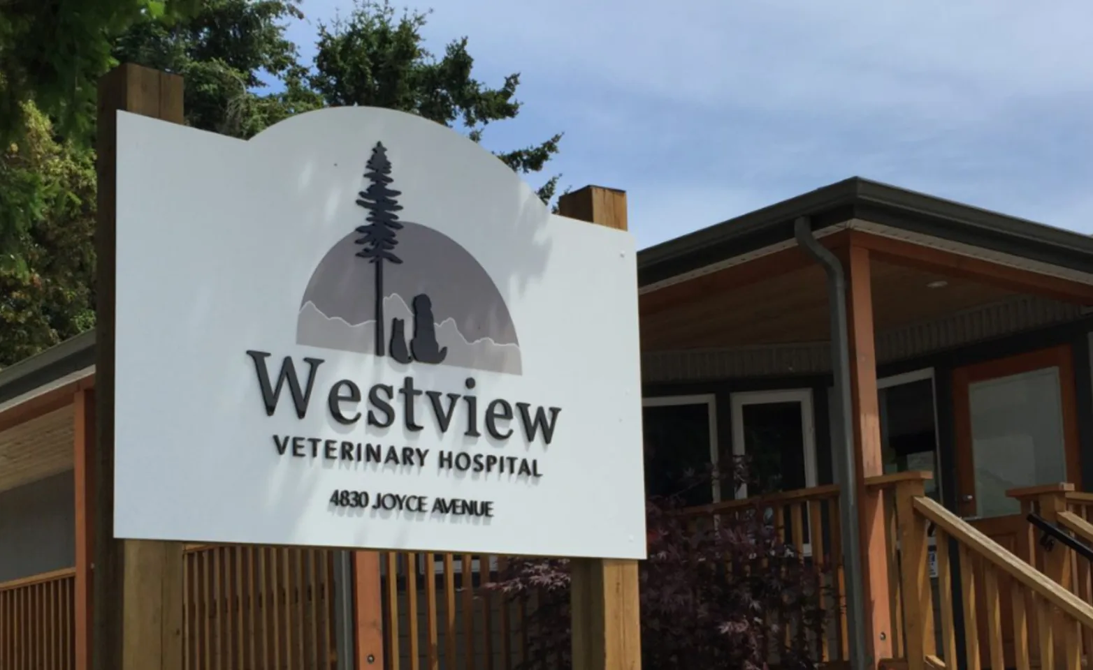 View of the Westview's Main Sign 